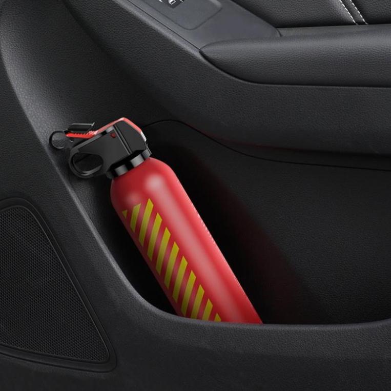 Bình cứu hỏa Mini trên xe hơi - Baseus Fire-fighting Hero Car Fire Extinguister Dạng bột 620ml an toàn dễ sử dụng.