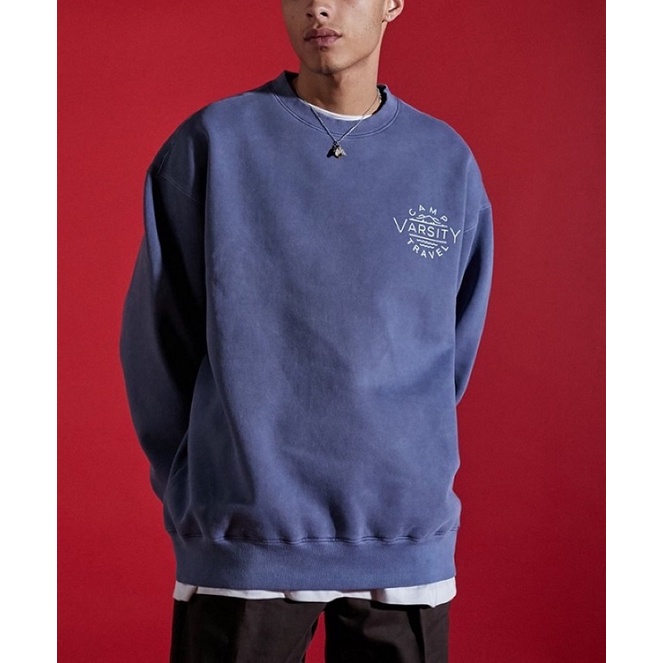 Áo Nỉ Xuất Hàn Camp Varsity Cho Nam và Nữ - Áo Sweater