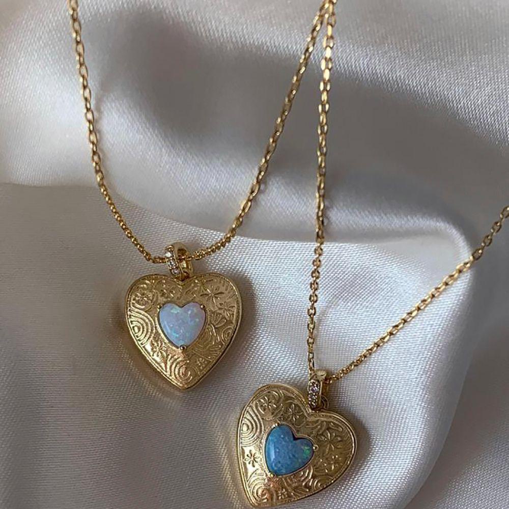 BORAG Vòng Cổ Choker Mặt Trái Tim