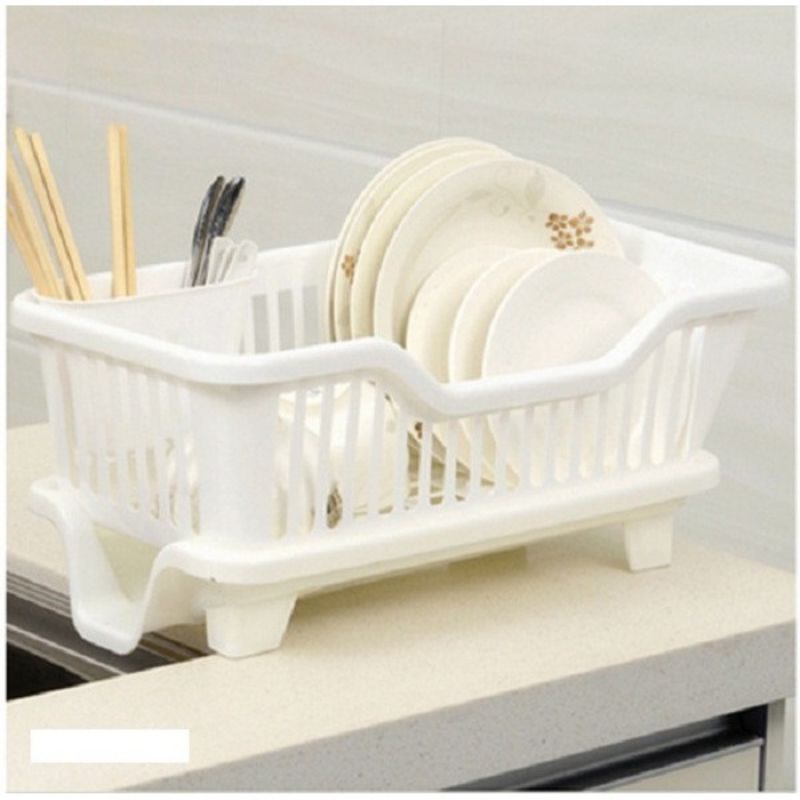 Giá úp bát đĩa nhựa Homestar có đường thoát nước