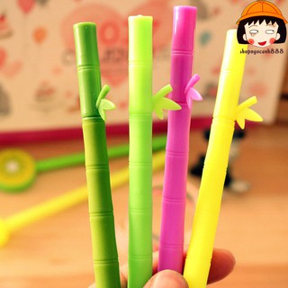 Combo 10 Bút Gel Nước Hình Cây Tre Việt Nam Đáng Yêu, Bút Cây Tre Viết Trơn Tay Đều Màu Mực !
