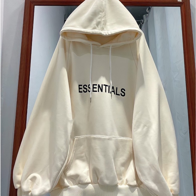 Áo Hoodie Essential Nam Nữ Form rộng Unisex, vải Nỉ mềm đẹp có mũ phong cách Hàn Quốc [KÈM QUÀ TẶNG] | BigBuy360 - bigbuy360.vn