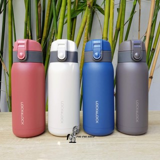 Bình giữ nhiệt Lock&Lock Chubby LHC3233 có dây xách 370ml nhỏ gọn dễ dàng mang theo bên mình PhiPhiShop