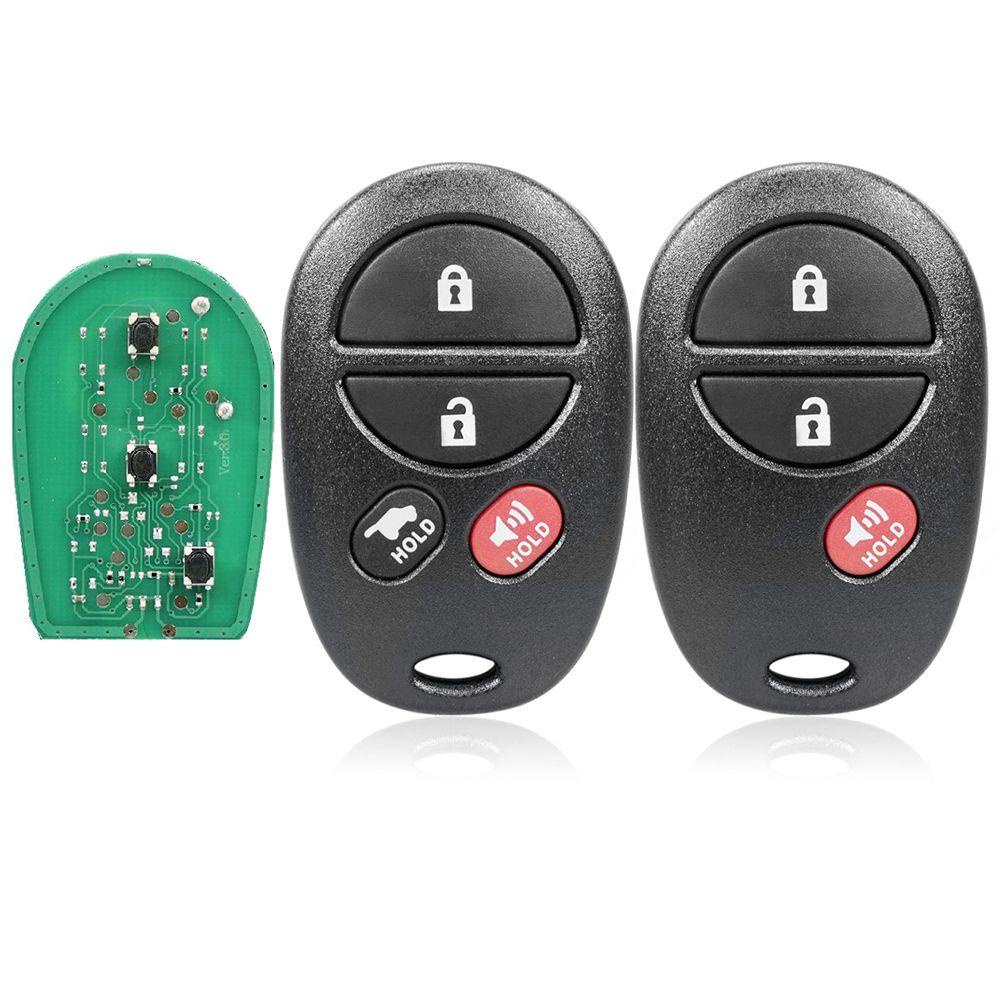 Chìa Khóa Điều Khiển Từ Xa 4 Nút 315MHz Cho Xe Hơi Toyota Avalon 2005-2008