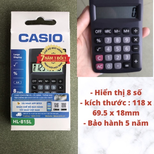 Máy tính cầm tay HL-815L chính hãng