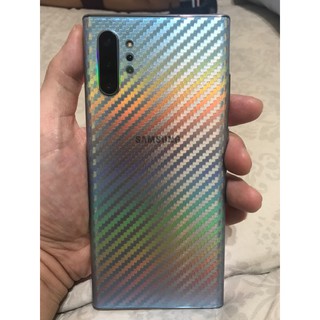 Combo 2 decal vân carbon Samsung Note 10+, 10 và 2 cường lực camera
