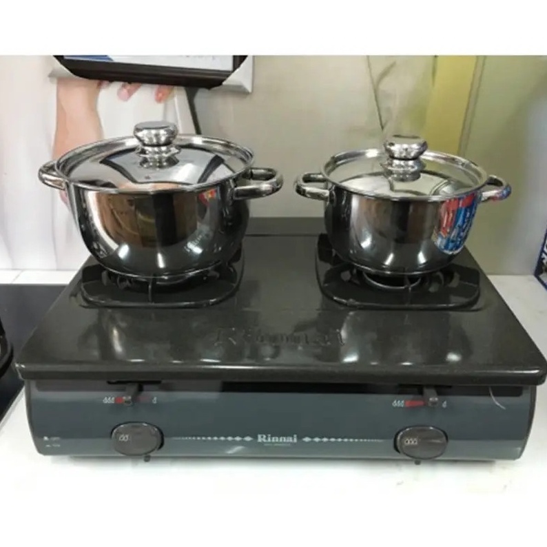 Bếp ga đôi Rinnai RV-4680 - Đánh lửa IC - Hàng chính hãng STORE