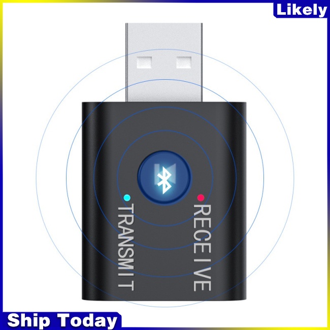 Bộ Truyền Tín Hiệu Bluetooth 5.0 AUX USB 3.5mm Cho Laptop TV PC