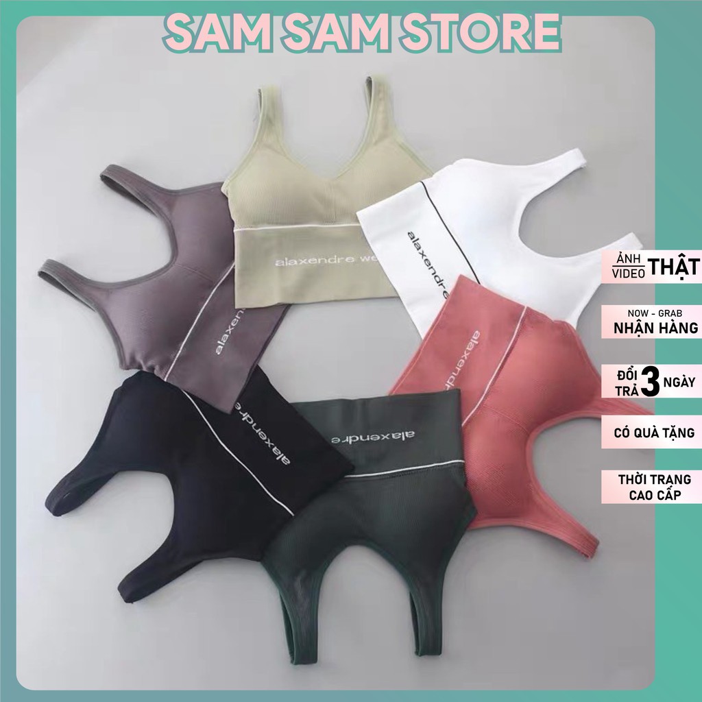 Áo Bra Thể Thao Pink cao cấp Có Mút Nâng Ngực. Free size 40-55kg