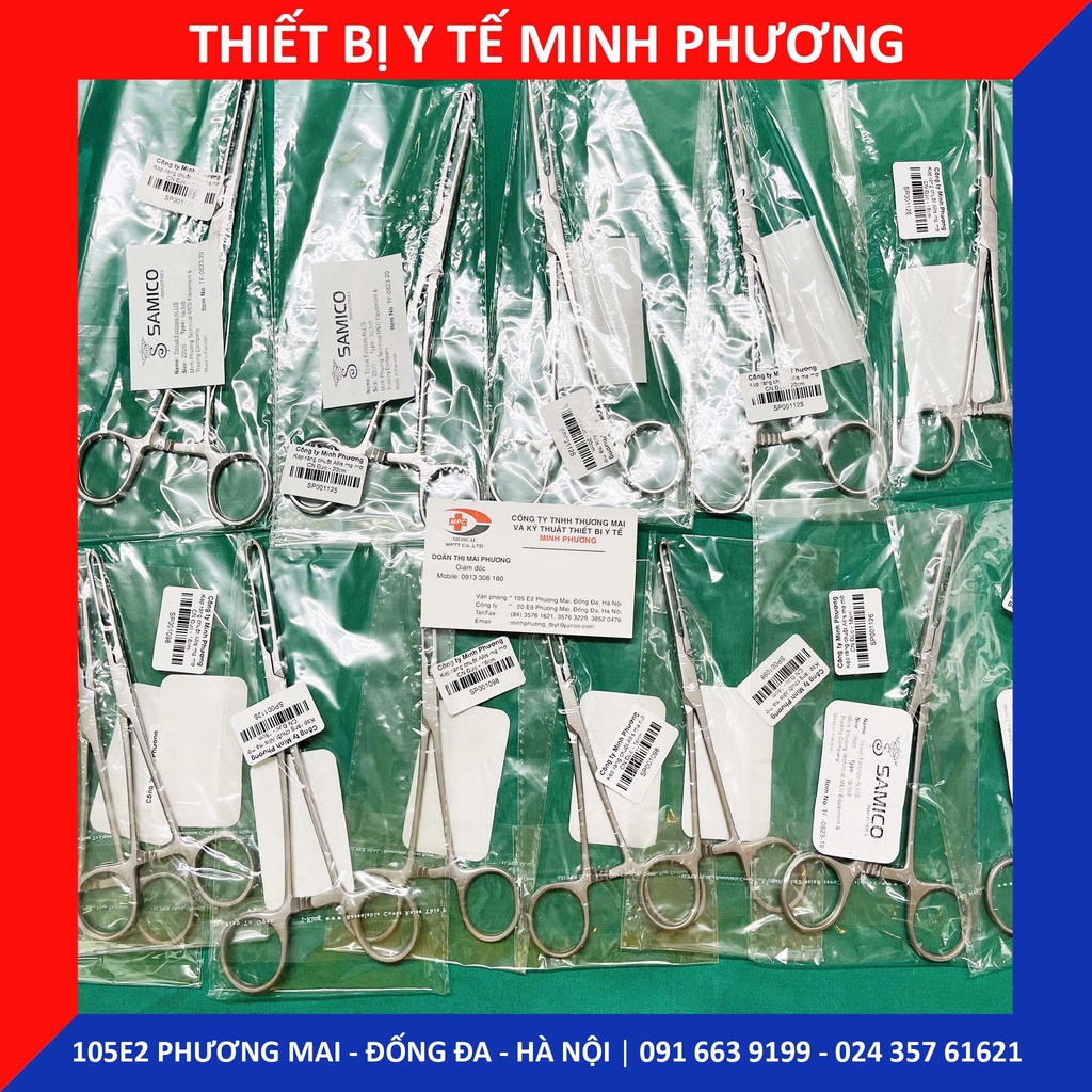 Kẹp răng chuột Allis mạ mờ CN Đức