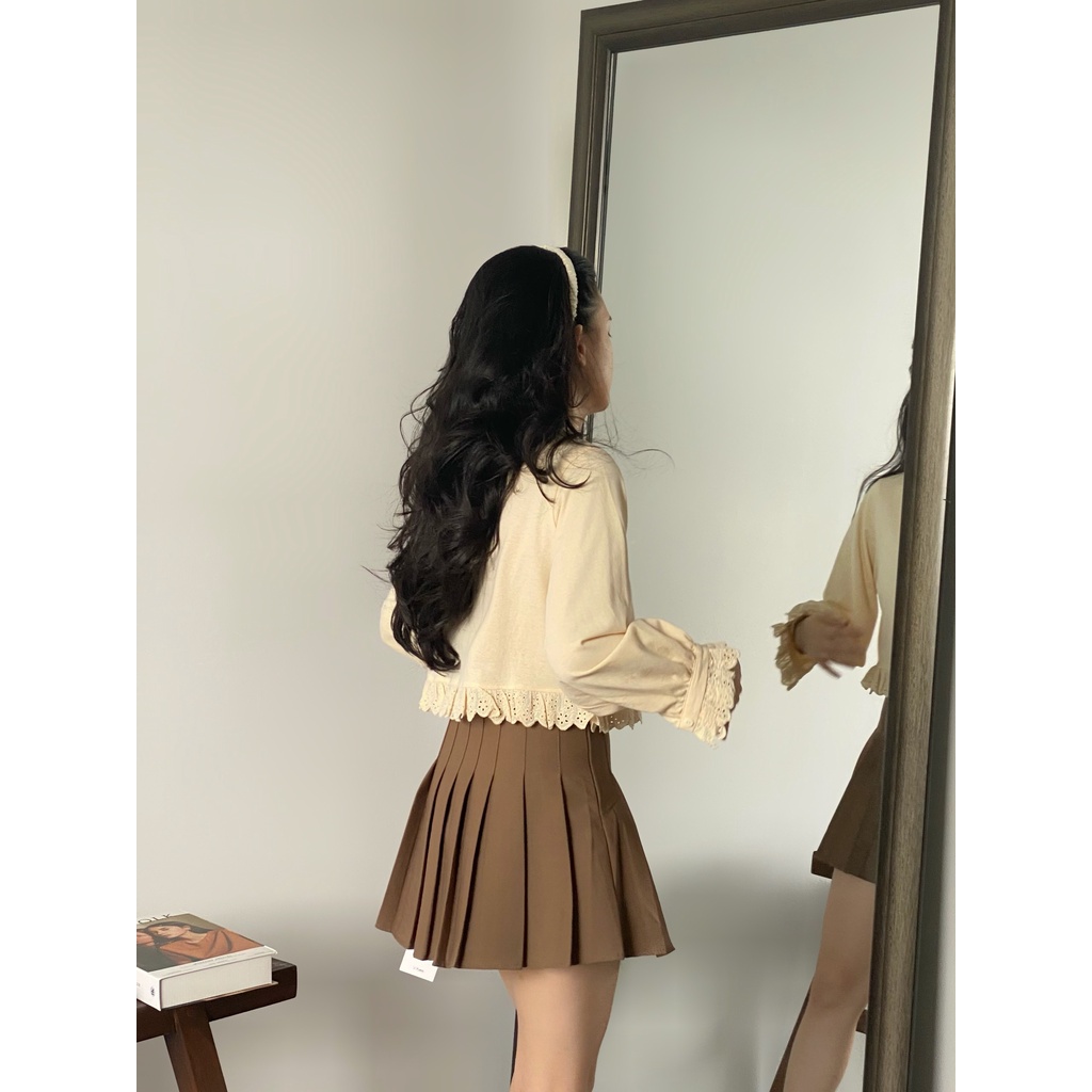 ÁO CHÂN BÈO TAY REN_AT970