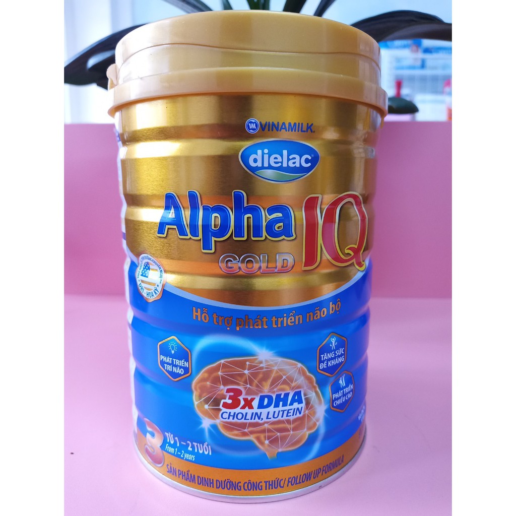 🌺🌺[DATE MỚI NHẤT] Sữa Vinamilk dielac ALPHA GOLD IQ đủ số 1,2,3 400g-900g  🌺🌺