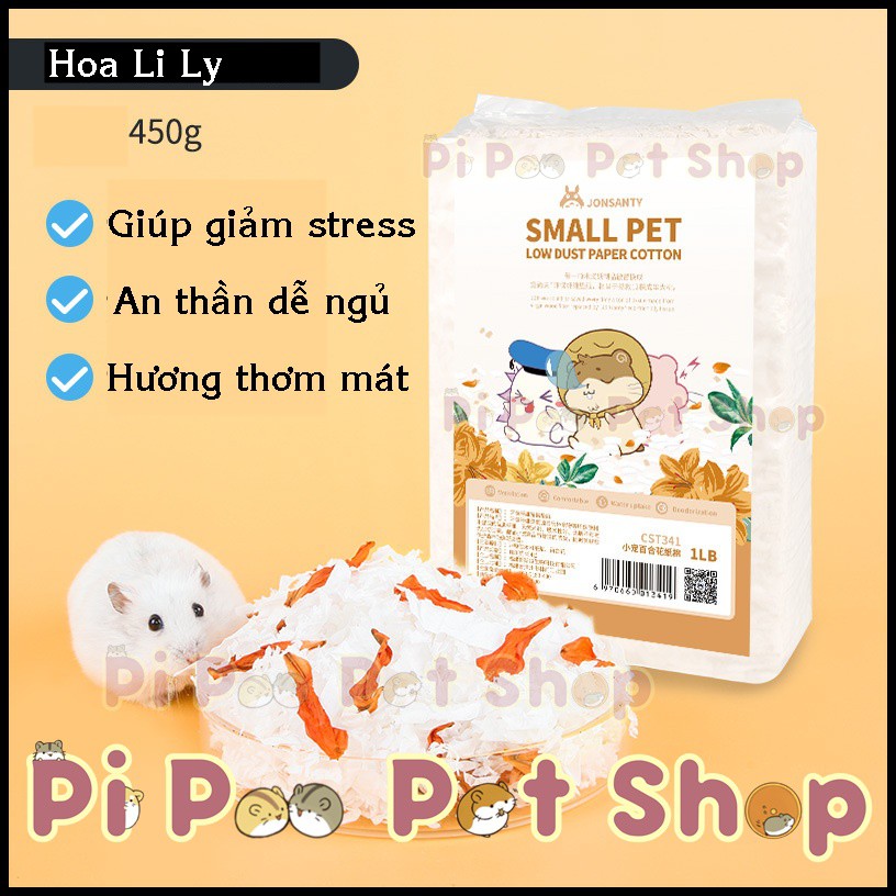 Giấy lót chuồng cho Hamster - Giấy Jonsanty