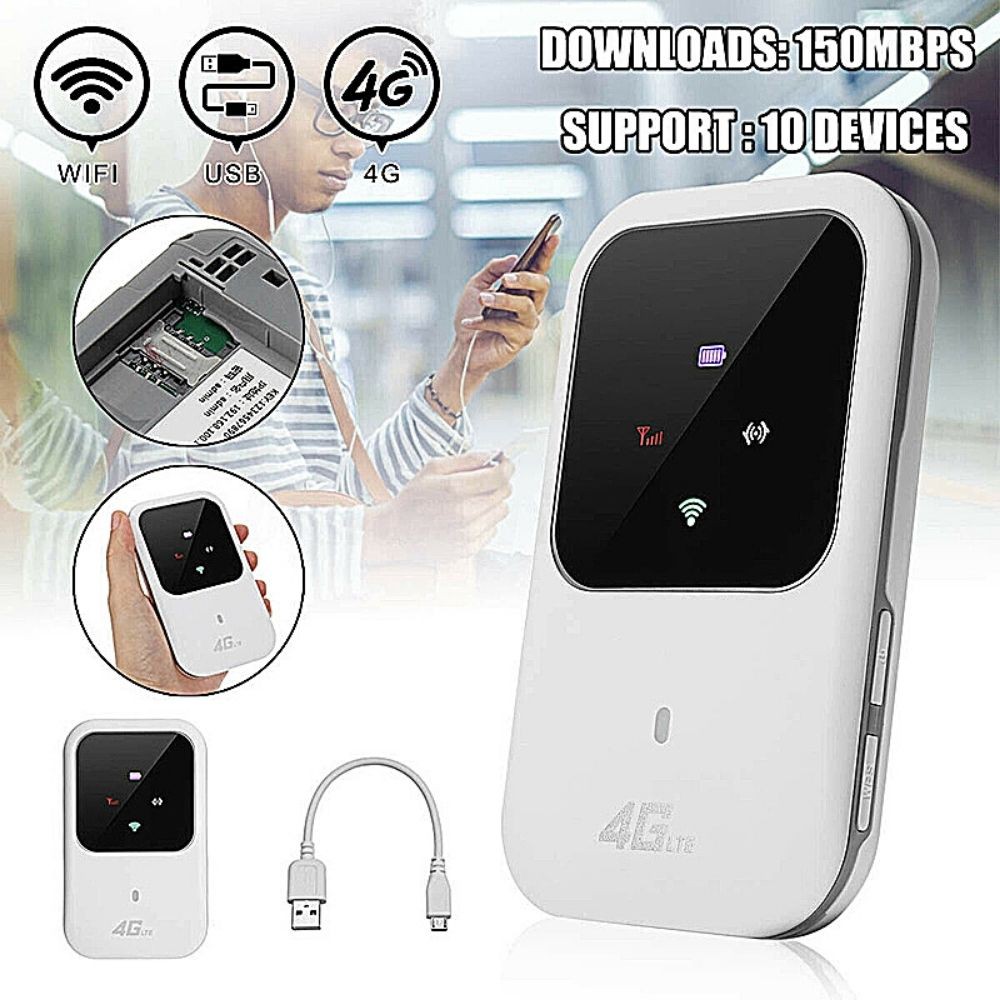 Bộ Cục Phát Wifi 4G Di Động Cầm TayTốc Độ Cao Giá Rẻ Màu Trắng HQ36 | BigBuy360 - bigbuy360.vn