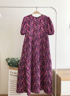 Đầm babydoll hoa nhí