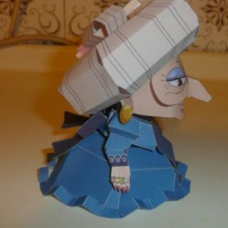 Mô hình giấy anime [Spirited Away] - Yubaba