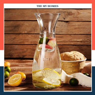 🍓 Ly thủy tinh sinh tố 350ml eo cổ