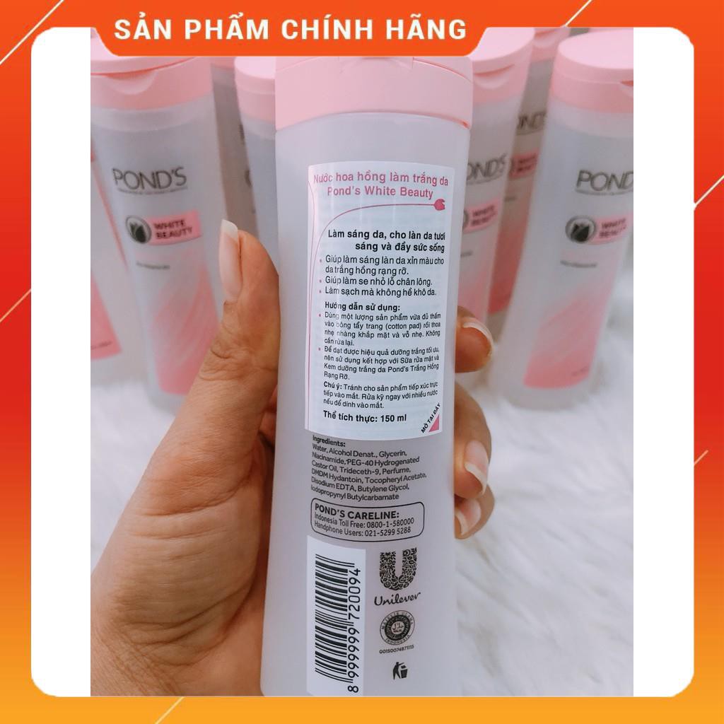 Nước hoa hồng dưỡng trắng da Pond's White Beauty Lightening Toner 150ml