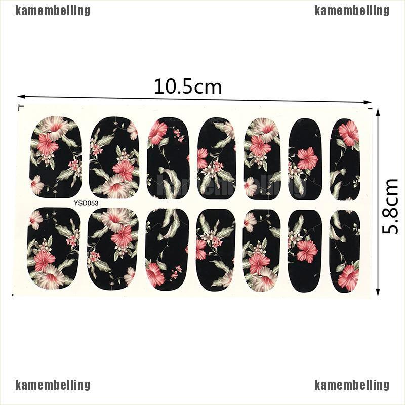 1 Tờ Miếng Dán Trang Trí Móng Tay Xinh Xắn