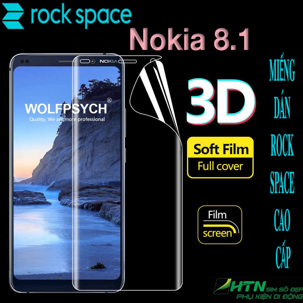 Miếng dán PPF Nokia 8.1 cao cấp rock space dán màn hình/ mặt sau lưng full bảo vệ mắt, tự phục hồi vết xước, …