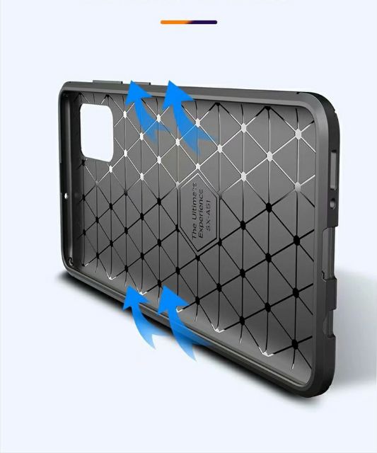 Ốp lưng Samsung A51 chống sốc vân rằn ri hiệu Auto Focus siêu bền