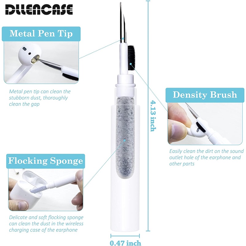 Bộ dụng cụ vệ sinh tai nghe không dây DLLENCASE B003