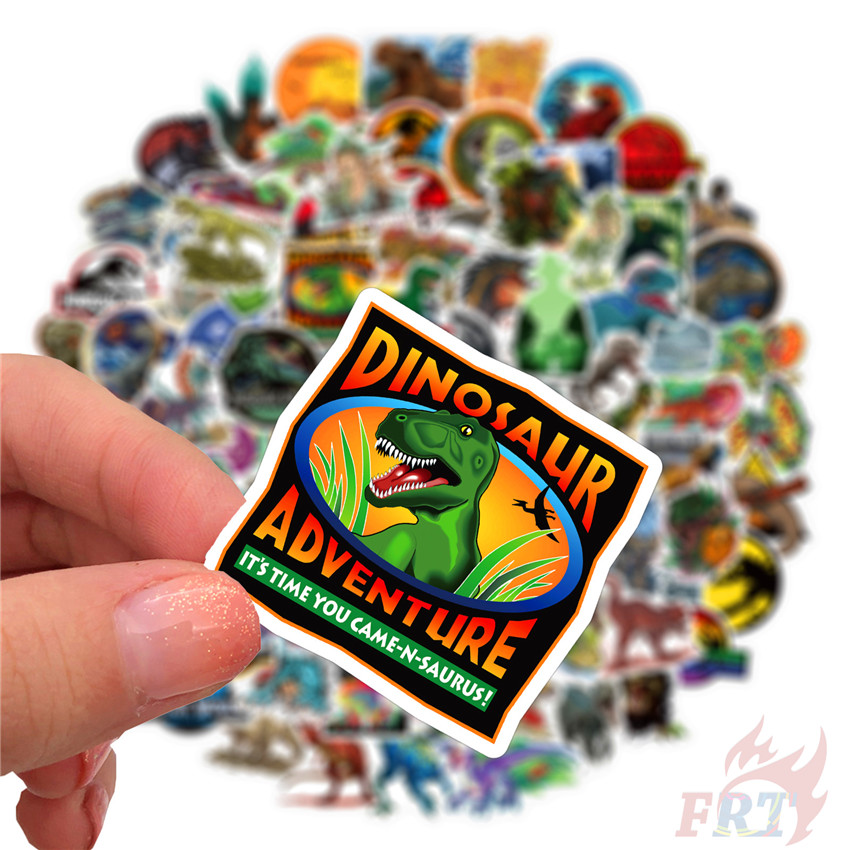 100Pcs/Set ❉ Jurassic Park：Classical Movie  - Series A Dinosaurs Adventure Stickers ❉ Dinopark Waterproof DIY Decals Doodle Stickers
