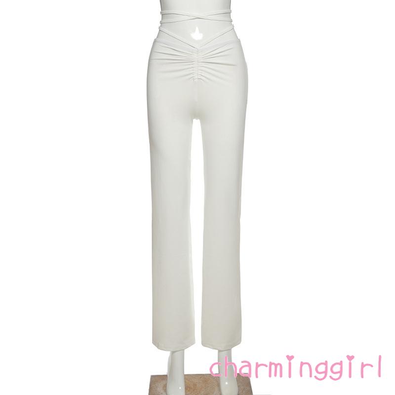 Áo Kiểu Nữ Dài Tay Cổ Tròn Eo Cao Xếp Ly Thời Trang Hàn