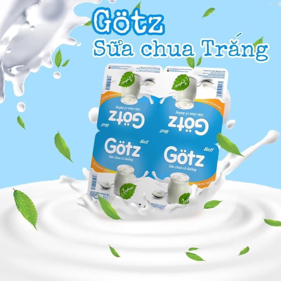 sữa chua Gotz vị tự nhiên 100g vỉ 4 hộp