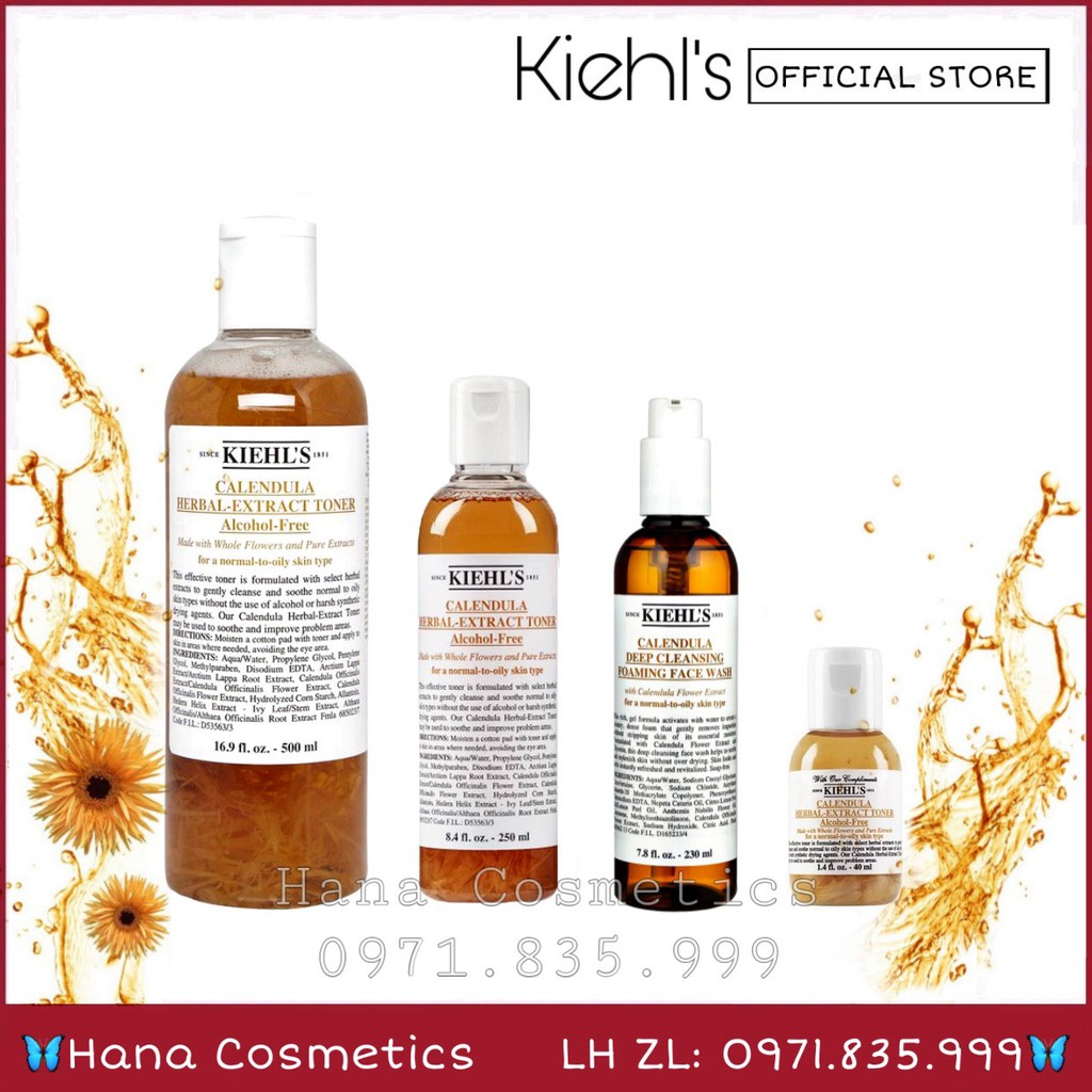 Nước cân bằng hoa cúc làm dịu da, Toner Hoa Cúc 250ml Hàng đủ Bill