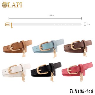Thắt lưng nữ khoá hình ổ khoá trái tim cá tính