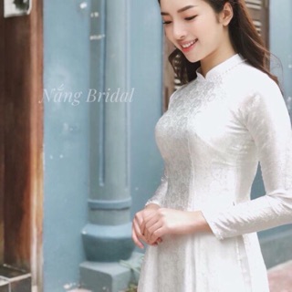 ÁO DÀI TRUYỀN THỐNG GẤM LỤA VIỀN TRAI-CHUẨN ĐẸP