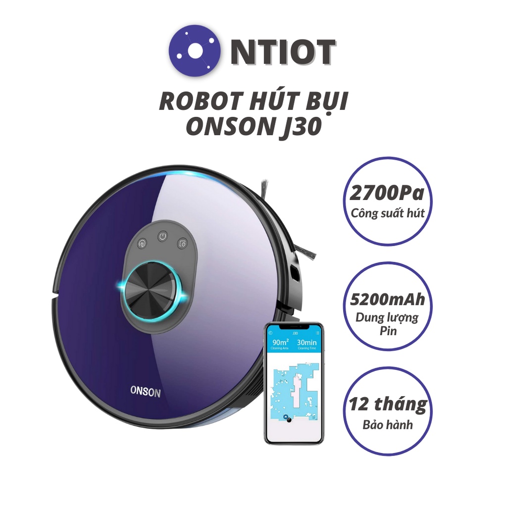 Mua Robot hút bụi, lau nhà thông minh, có cảm biến laser, tự lập bản đồ