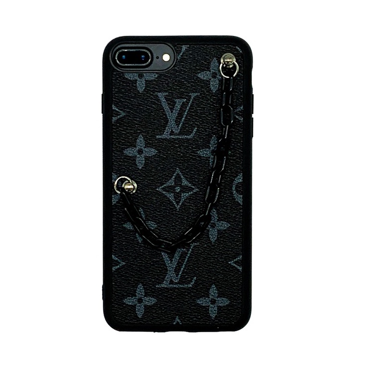 Ốp Iphone LV xích cam, xích đen