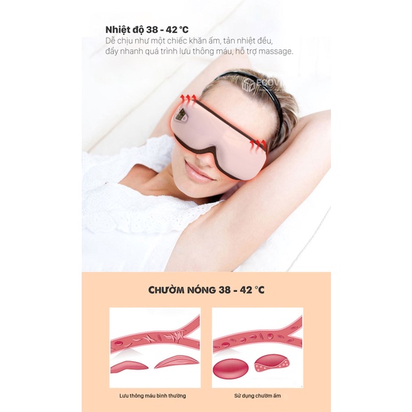 Máy Massage Mắt, Máy Massa Mắt Thư Giãn Trị Thâm Cuồng HY35