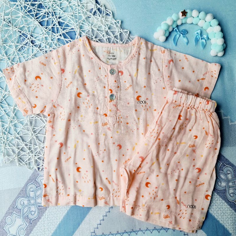 NOUS - Bộ cộc xô họa tiết hoa quả cho bé yêu