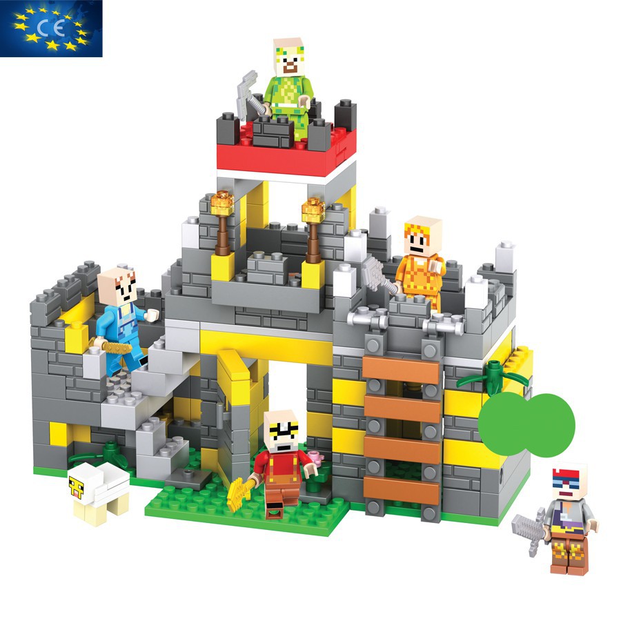 Lego Ghép Hình Tường Thành GAME MY WORLD (589 miếng ghép) SP671