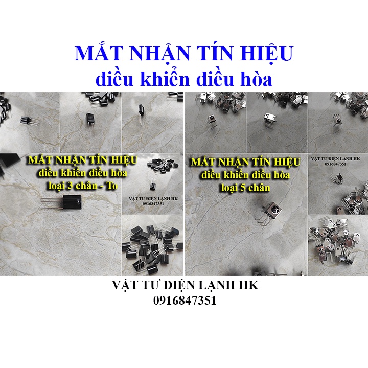 Mắt Nhận Điều Khiển Điều Hòa Loại 3 Chân To Và 5 Chân - Mắt tín hiệu máy lạnh điều hoà