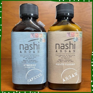 🇮🇹Nashi-Italia🇮🇹 Dầu gội xả chống rụng và kích thích mọc tóc Nashi Argan Energizing Hairloss Capixyl 200mlx2 a yy