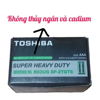 Cặp 2 viên pin TOSHIBA AAA 1.5V