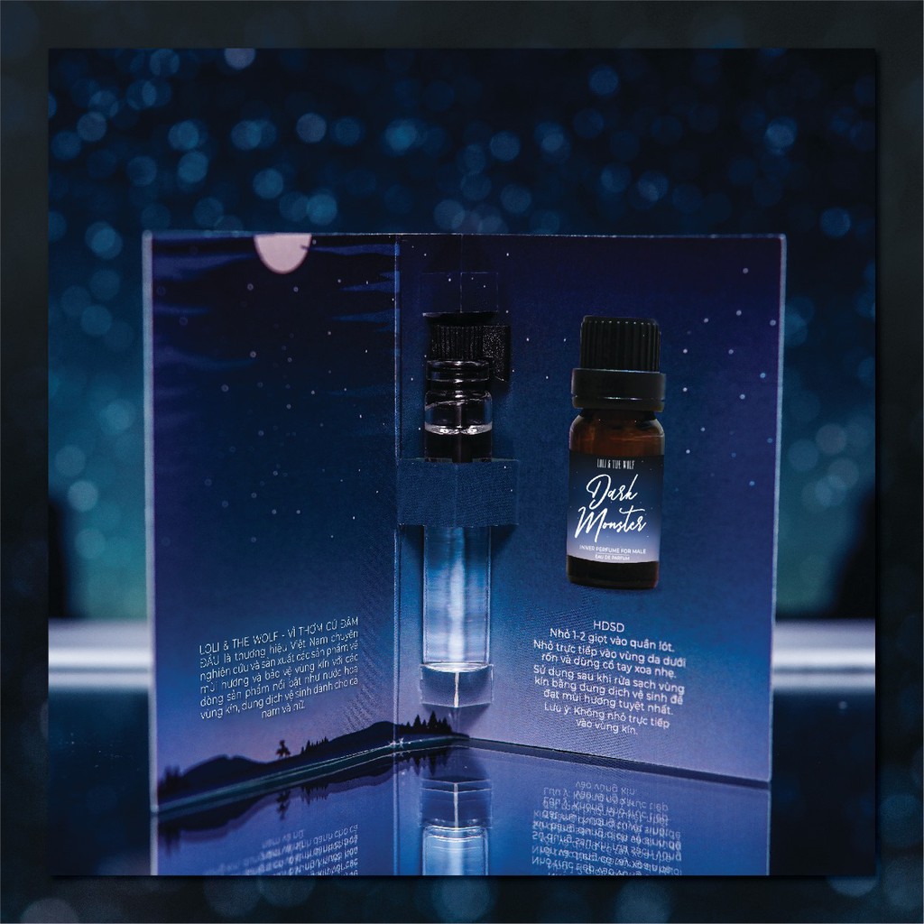Nước hoa vùng kín nam Dark Monster chai 2ml nhỏ gọn tiện dụng - LOLI & THE WOLF | BigBuy360 - bigbuy360.vn