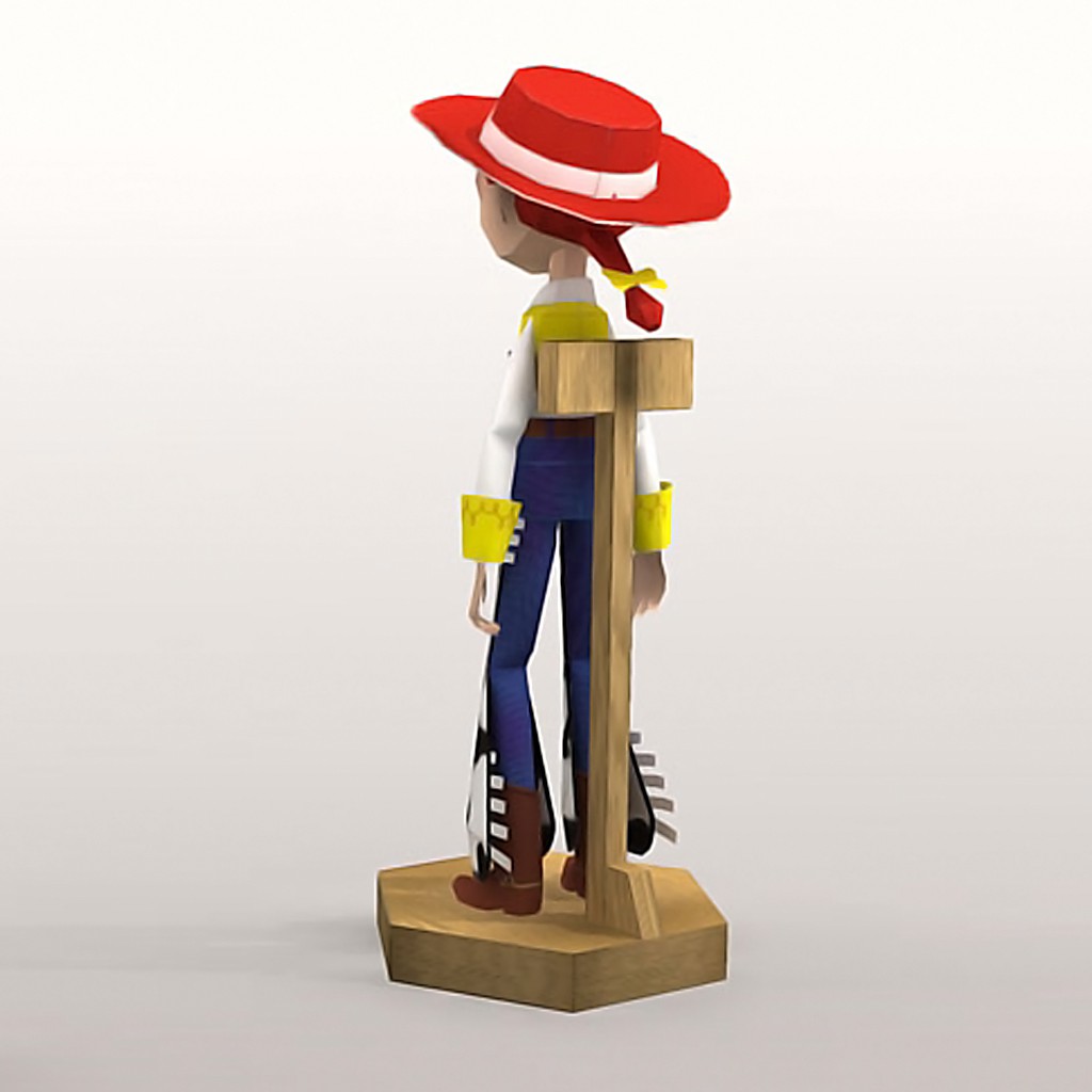 Mô hình giấy Anime Cartoon Jessie Cowgirl - Toy Story