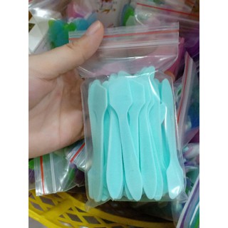 Combo 100 muỗng múc kem body [xanh ngọc]