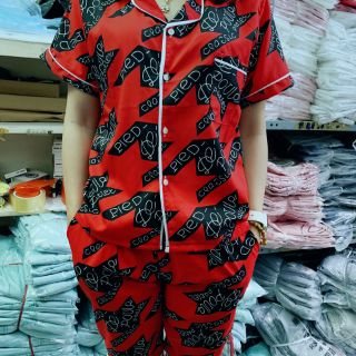 Bộ lụa lửng mặc nhà