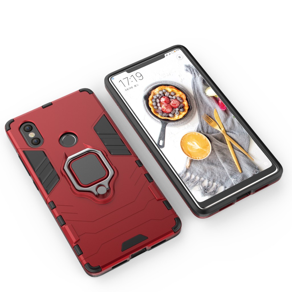 Ốp điện thoại chống sốc có giá đỡ dành cho điện thoại Xiaomi Mi 8se