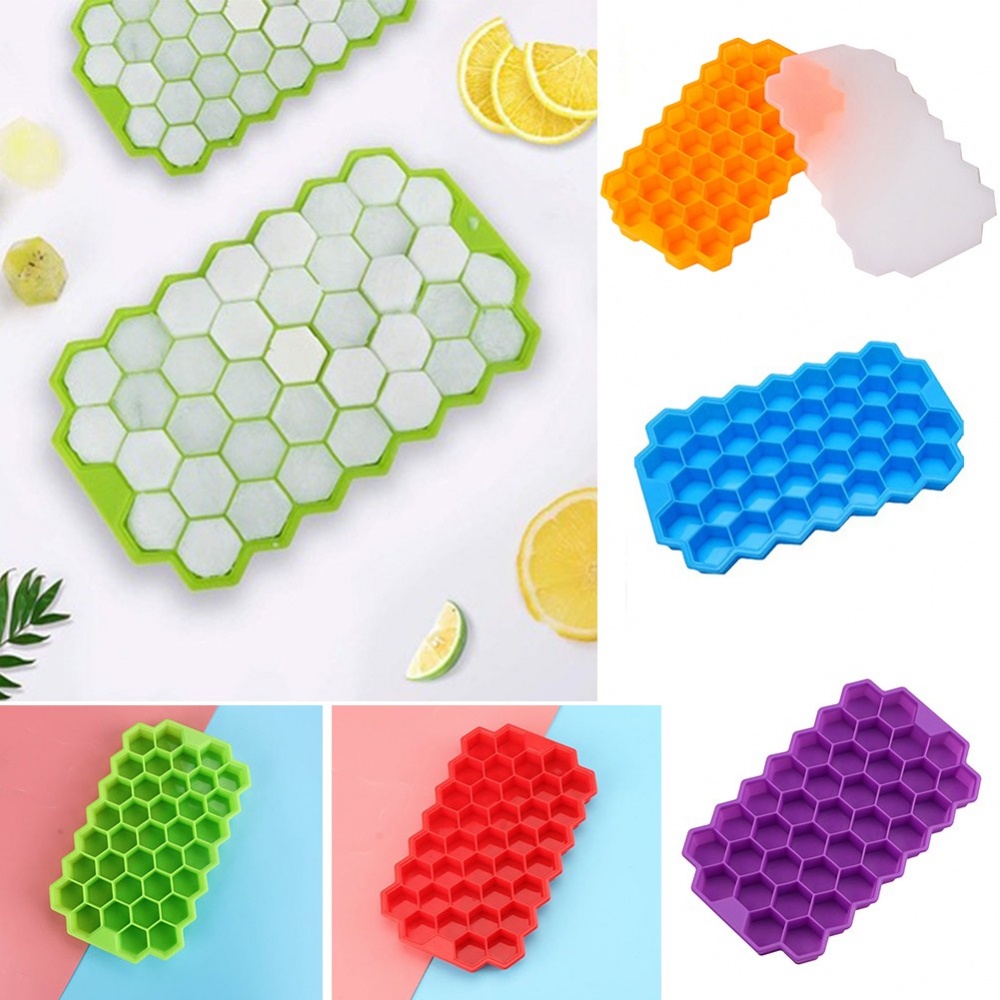 Khay silicon làm đá viên đa năng 20*12*2cm 37 ô