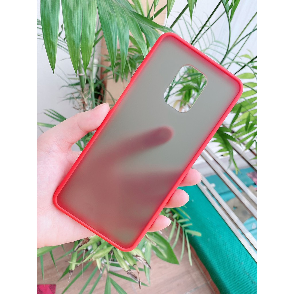 Ốp lưng Xiaomi Note 9s / note 9 pro  poco f2 pro / k30 ultra cao su non trong nhám viền màu
