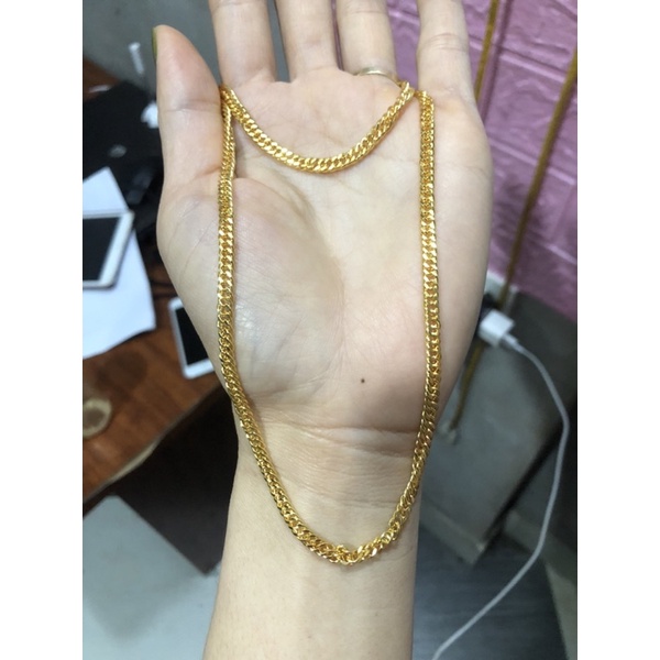 dây chuyền mạ vàng nam nữ đều đeo được