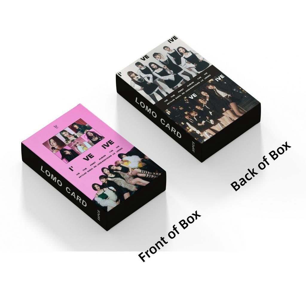 54 Lomo Card IVE Album Hồng Đen The First Album 2023 cửa hàng kpop Gumihoo
