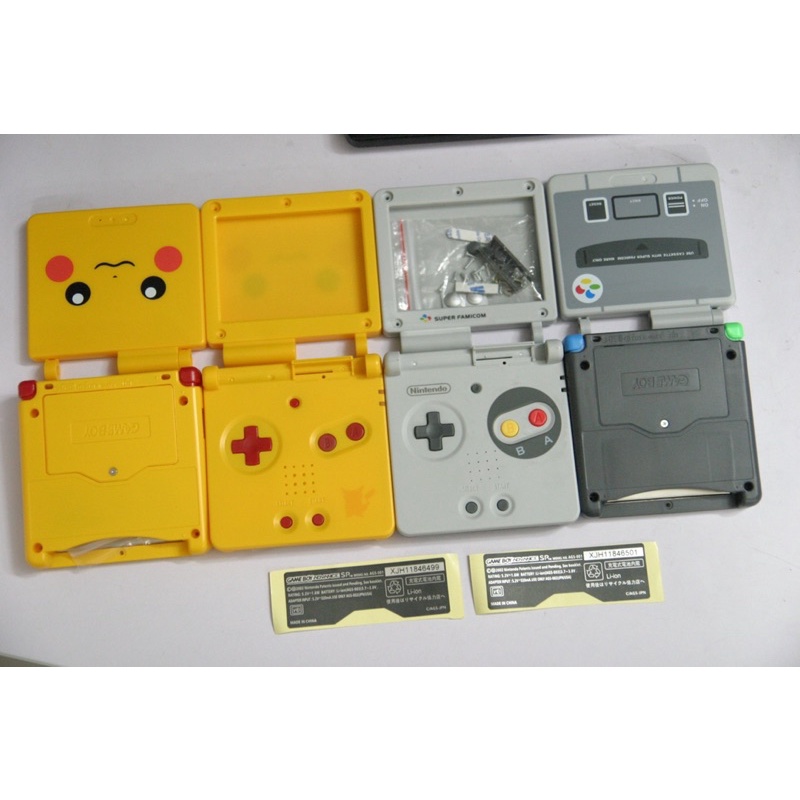 Vỏ thay thế cho Máy Gameboy SP phiên bản pikachu và famicom